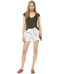 Женские белые шорты от Club Monaco