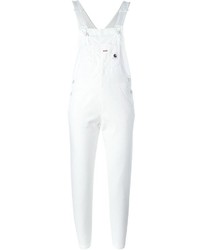 Белые штаны-комбинезон от Carhartt