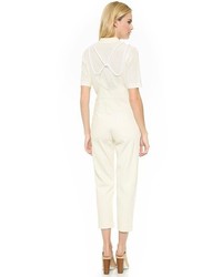 Белые штаны-комбинезон от Alice McCall