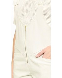 Белые штаны-комбинезон от Alice McCall