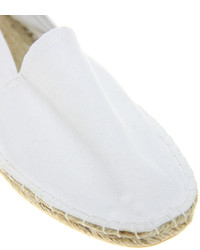 Мужские белые эспадрильи из плотной ткани от Asos