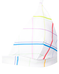 Белый бикини-топ в клетку от Onia