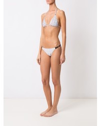 Белый бикини-топ с вышивкой от Amir Slama