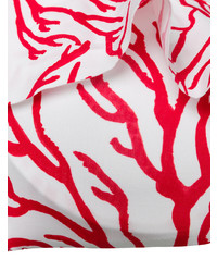 Белый бикини-топ с принтом от MC2 Saint Barth