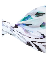 Белый бикини-топ с принтом от BRIGITTE