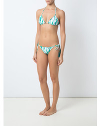 Белый бикини-топ с принтом от BRIGITTE