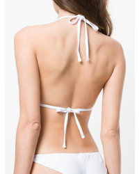 Белый бикини-топ от Ea7 Emporio Armani