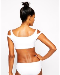Белый бикини-топ от Asos