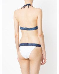 Белый бикини-топ от Amir Slama