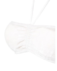 Белый бикини-топ от Fleur Du Mal