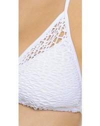 Белый бикини-топ от Milly