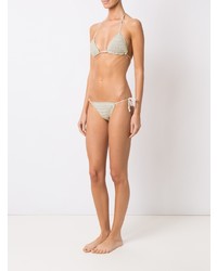 Белый бикини-топ от Amir Slama