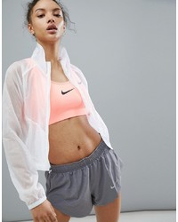 Женский белый бомбер в сеточку от Nike Running
