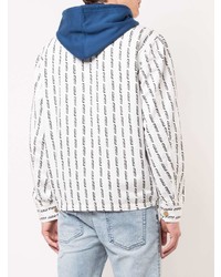 Мужской белый бомбер с принтом от Neighborhood