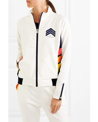 Женский белый бомбер с принтом от Perfect Moment