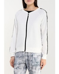 Женский белый бомбер от Aurora Firenze