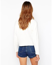 Женский белый бомбер от Paul & Joe Sister