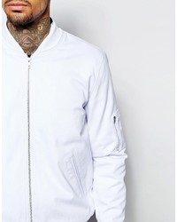 Мужской белый бомбер от Asos