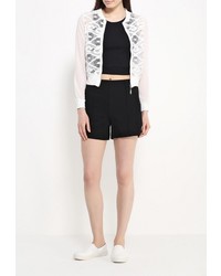 Женский белый бомбер от Bright Girl