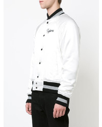 Мужской белый бомбер от Amiri