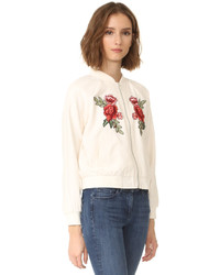 Женский белый бомбер от BB Dakota