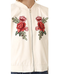 Женский белый бомбер от BB Dakota