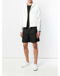 Мужской белый бомбер от Prada