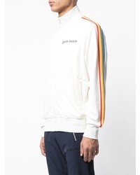 Мужской белый бомбер от Palm Angels