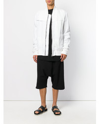 Мужской белый бомбер от Lost & Found Rooms