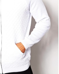 Мужской белый бомбер от Asos