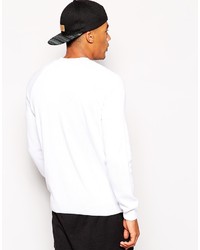 Мужской белый бомбер от Asos