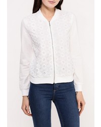 Женский белый бомбер от Softy