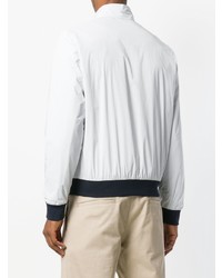 Мужской белый бомбер от Fay