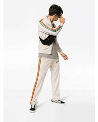 Мужской белый бомбер от Palm Angels