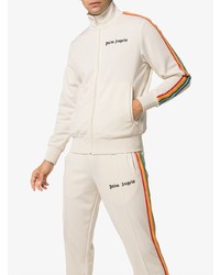 Мужской белый бомбер от Palm Angels