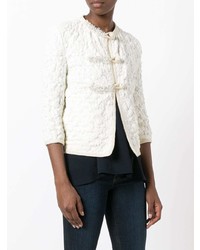 Женский белый бомбер от Ermanno Scervino