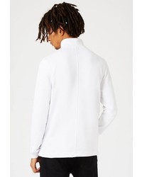 Мужской белый бомбер от Topman