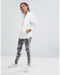 Женский белый бомбер от adidas