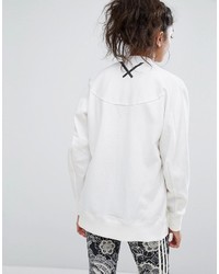 Женский белый бомбер от adidas