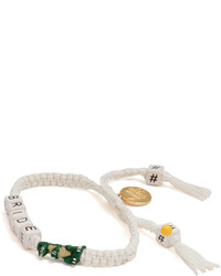 Белый браслет от Venessa Arizaga