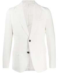 Белый вельветовый пиджак