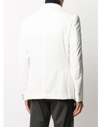 Мужской белый вельветовый пиджак от Eleventy