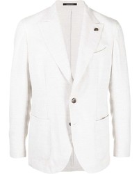 Мужской белый вельветовый пиджак от Gabriele Pasini