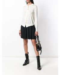 Женский белый вязаный кардиган от Chloé