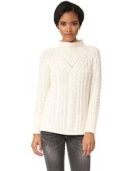 Женский белый вязаный свитер от 525 America