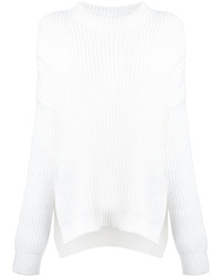 Женский белый вязаный свитер от Enfold