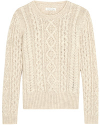 Женский белый вязаный свитер от Etoile Isabel Marant