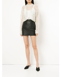 Женский белый вязаный свитер от Aje