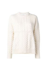 Женский белый вязаный свитер от Golden Goose Deluxe Brand