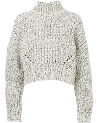 Женский белый вязаный свитер от Isabel Marant